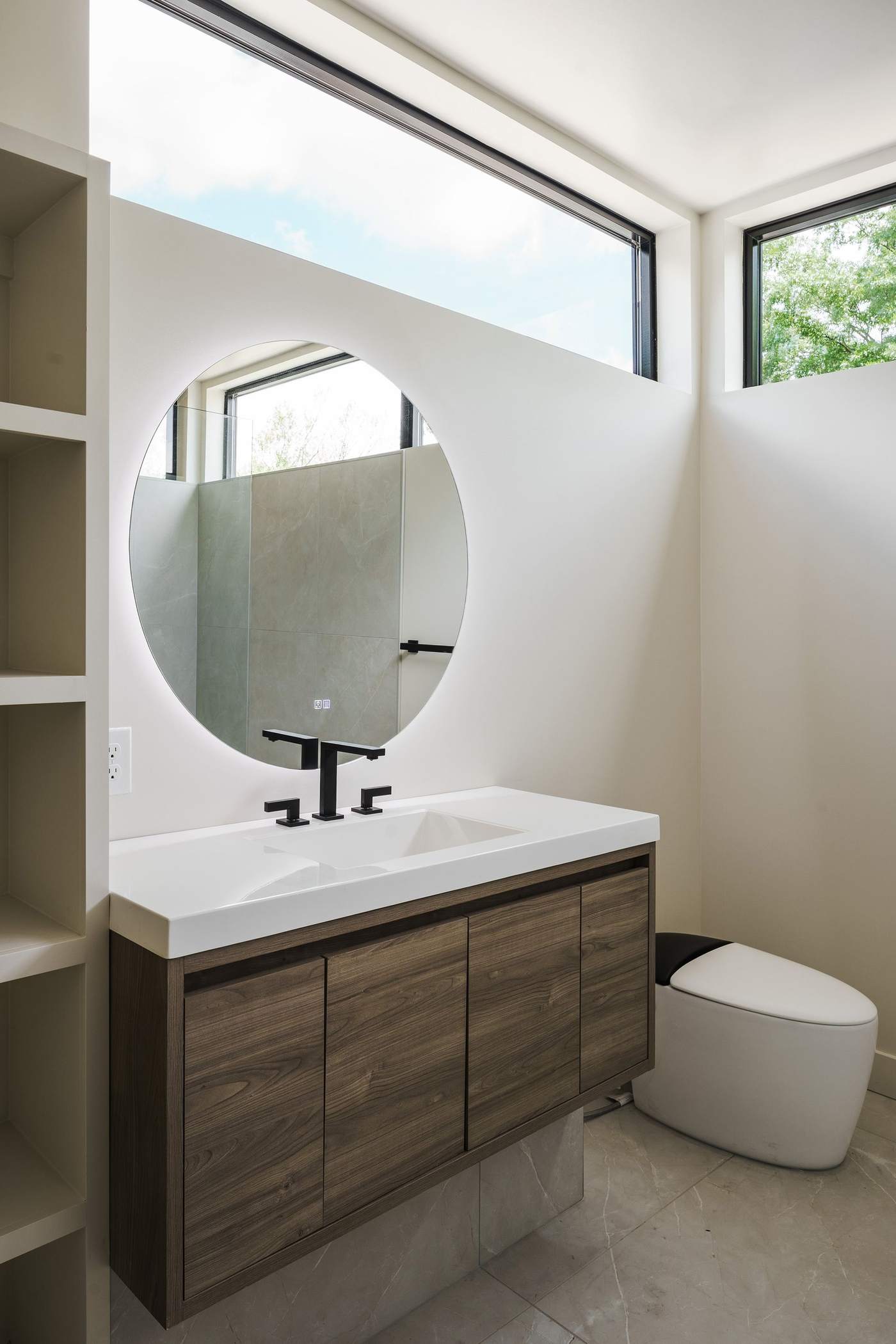 Custom bathroom vanity, Hickok Homes craftsmanship