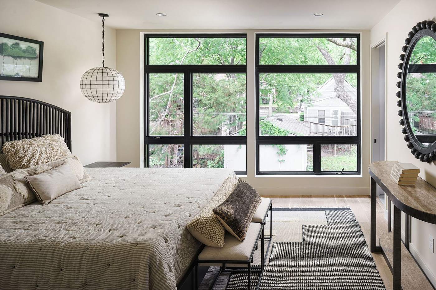 Primary bedroom suite, Hickok Homes custom home